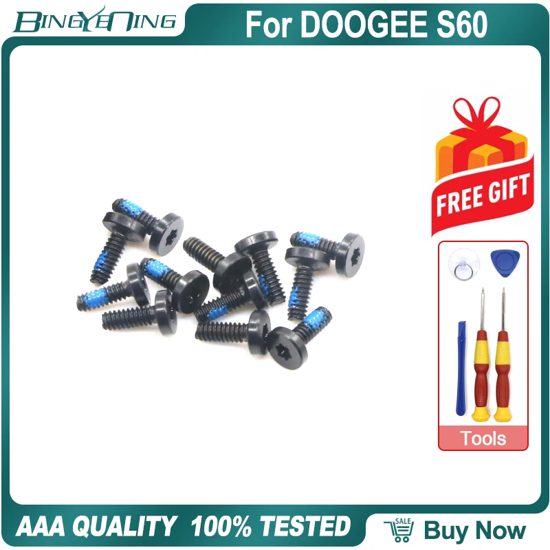 100% Новые оригинальные винты для DOOGEE S60/S60 Lite чехол аккумулятора задний Чехол