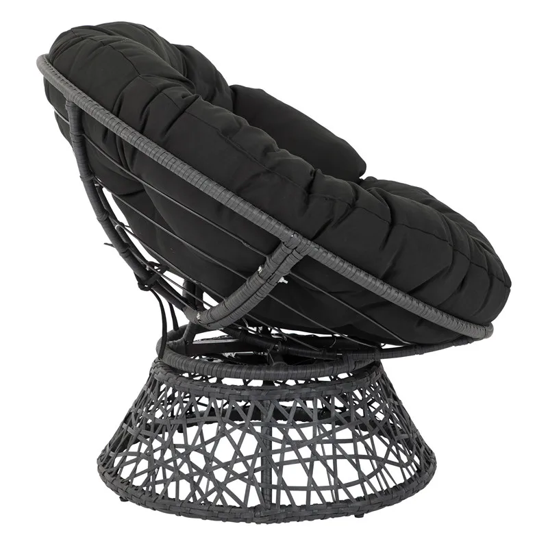 

44in Solid Twill Round Cushion Egg Shell Cushion Garden Patio Chair Seat Sofa Pad Office Chair Sofa Cushion(Not Chair)