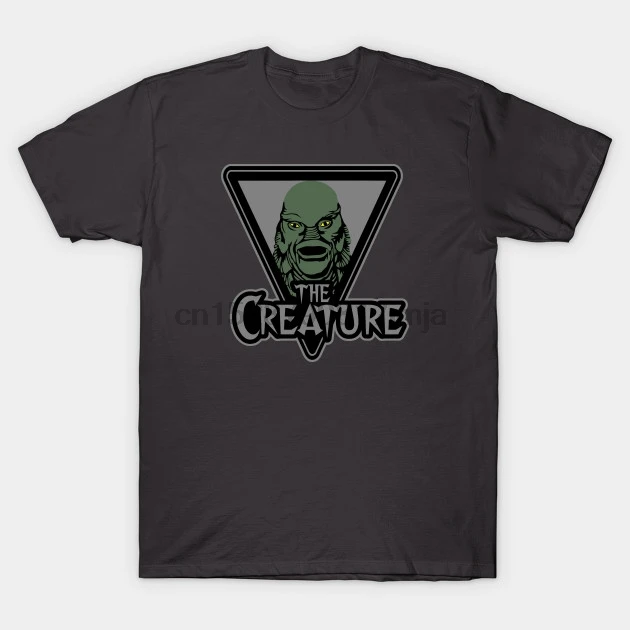 Мужская футболка The creature забавная wo тройники топ | одежда