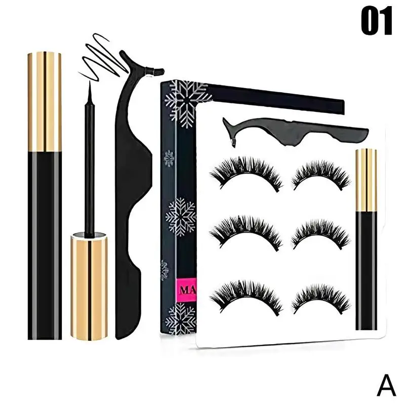 

Магнитный ресницы подводка для глаз щипцы для завивки ресниц Set5 магнитные накладные ресницы подводка для глаз Накладные магнитные естеств...