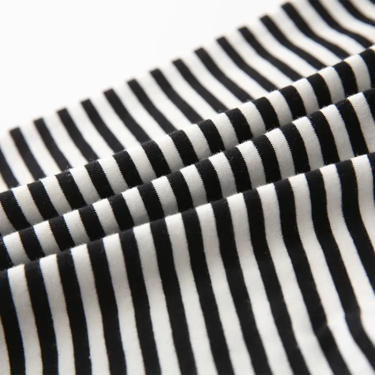 

Summer New Fashion Baby Black And White Stripes Boys Top Kids Short Sleeve Clothes Children Clothing