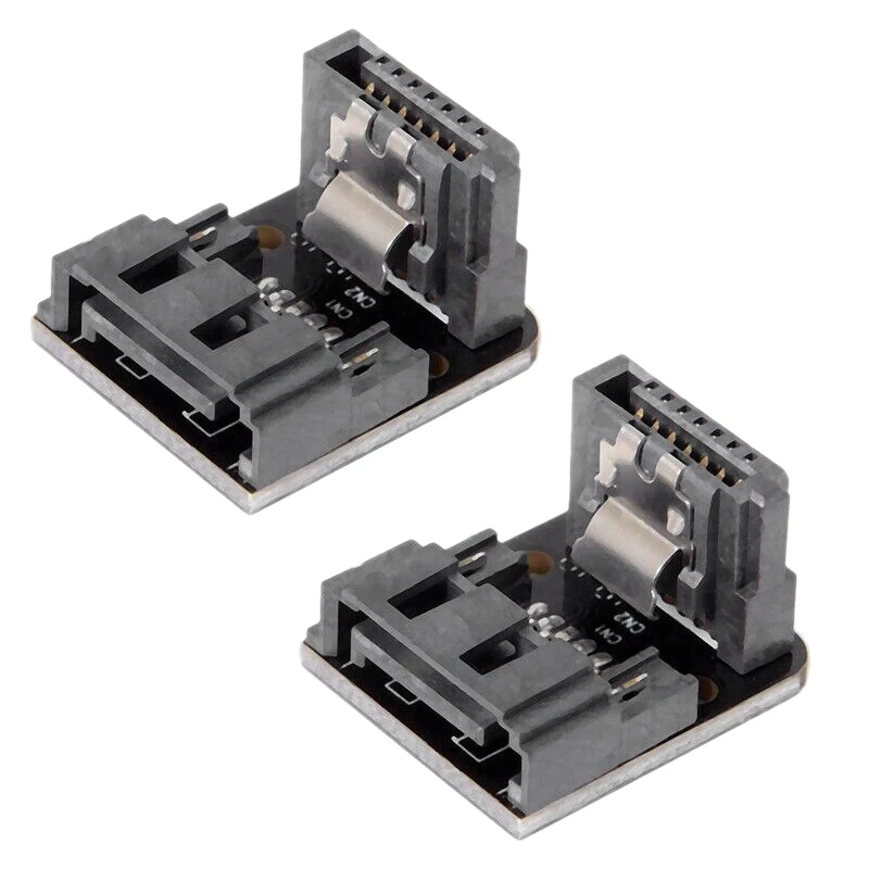 SATA 7Pin мама к папа 90 градусов угловой адаптер материнская плата для настольных
