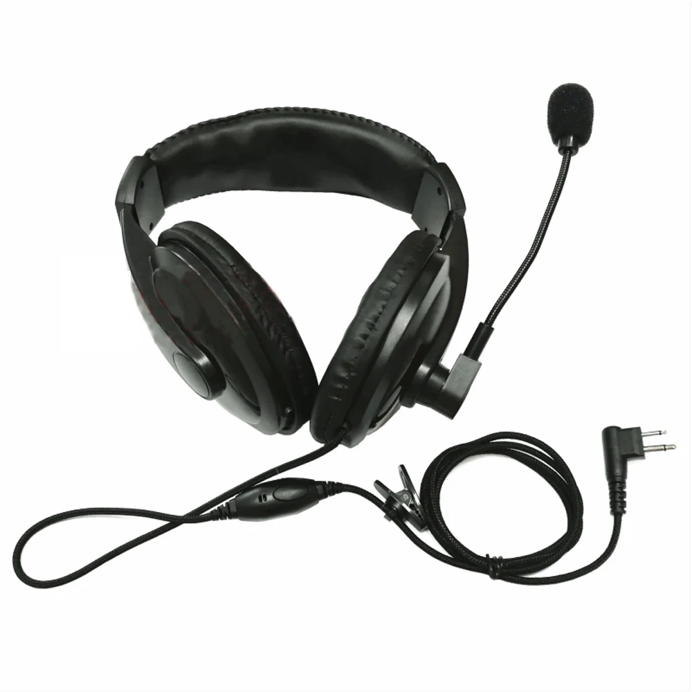 2pin Over Head Headset/Earpiece Boom Mic Headphone Earphone For Motorola 2/Two Way Radio PRO1150 PRO 2150 PRO3150