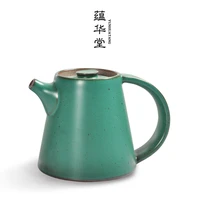 zen style retro stoneware teapot japanese style ceramic kiln changed to handmade single pot teapot kung fu tea set hand held pot