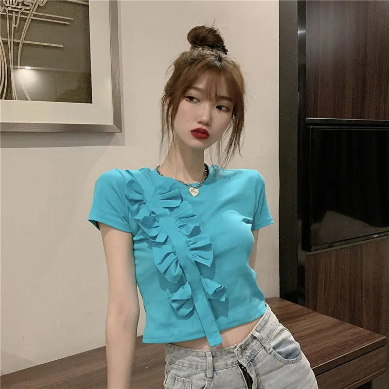 

Short top women's new design in 2021 summer