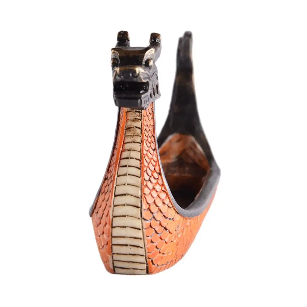 

Incense Base Dragon Boat Incense Stick Holder Burner Hand Carved Carving Censer Ornament Retro Incense Burner Traditional Design