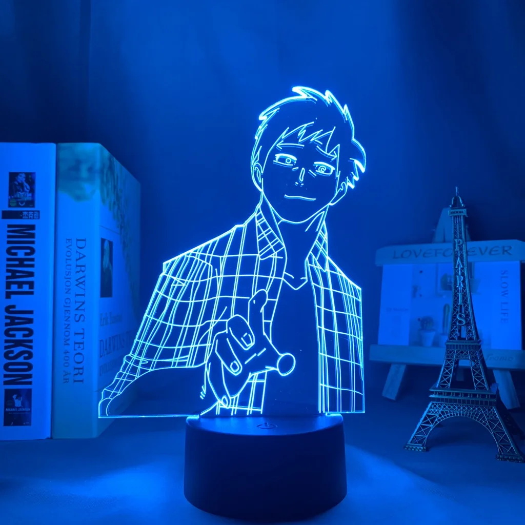 

My Hero Academia Anime Led Light for Home Decoration Birthday Gift Manga 3D Night Lamp Iida Tenya My Hero Academia