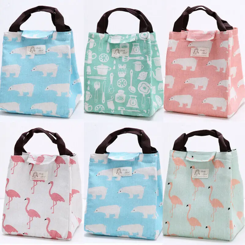Водонепроницаемая сумка для ланча из ткани Оксфорд женщин Детская холодильник