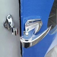 zinc alloy door handle lock spring loaded pull handle latch for oven refrigerator freezer storage industrial accessories
