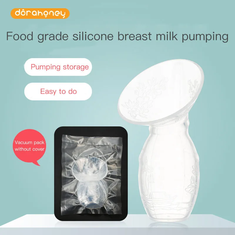 Ручной молокоотсос для кормления ребенка одной рукой партнер собиратель