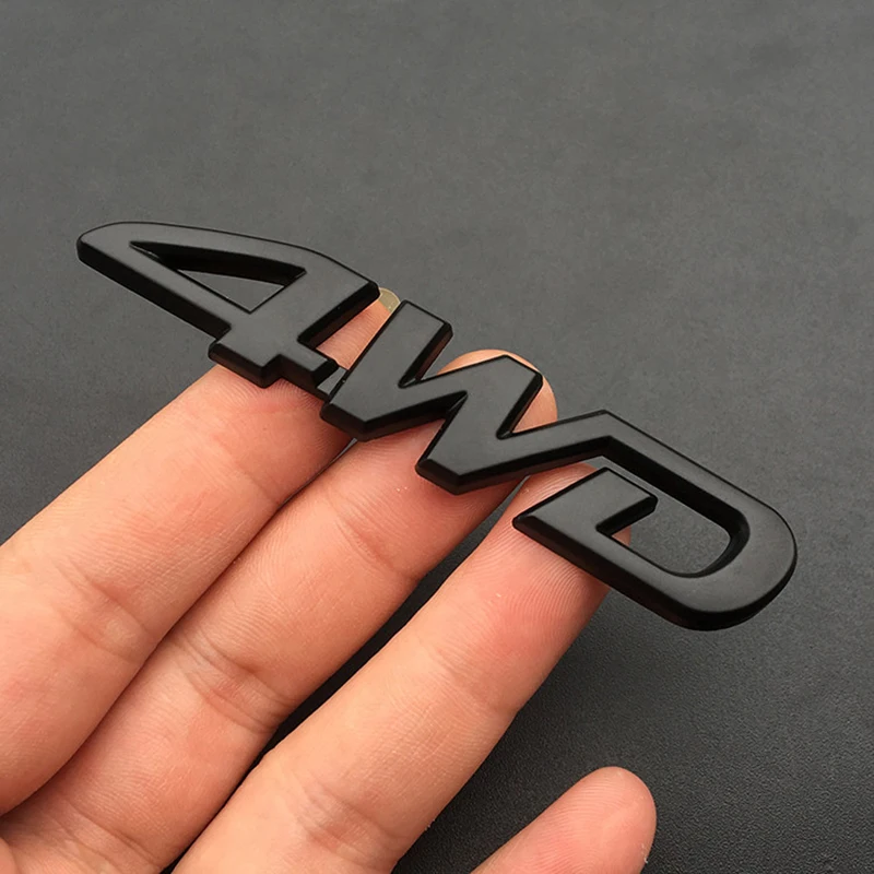 3D металлический 4WD логотип наклейка значок для автомобиля наклейки на авто