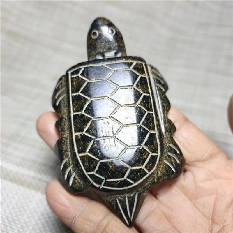 

Tibet Hongshan Culture Natural Meteorite Turtle Longevity Turtle Statue Mascot Collection Pendant Decoration Gift Figurines