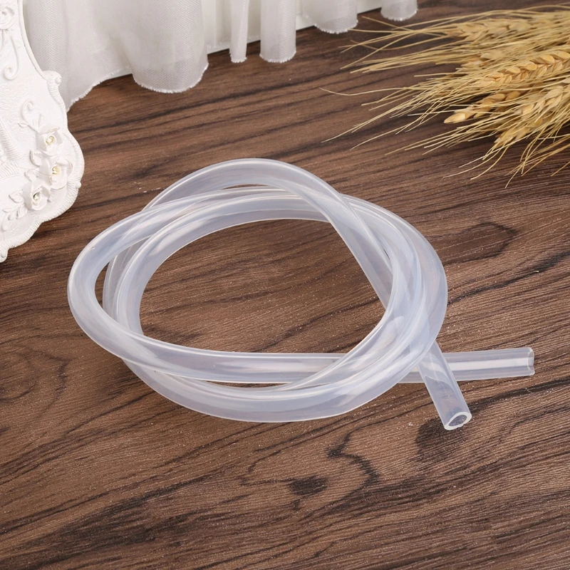 

6mm x 9mm Silicone Tube Hose Translucent Tube Food Grade Non-toxic Soft Rubbe E5BE