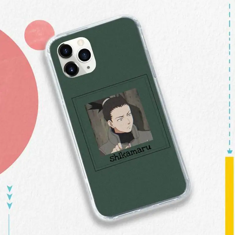 

Naruto shippuden shikamaru Phone Case for iPhone 11 12 pro XS MAX 8 7 6 6S Plus X 5S SE 2020 XR
