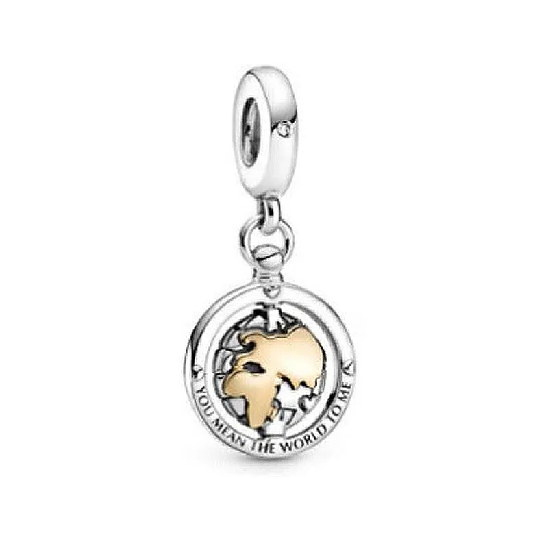 925 Sterling Silver Jewelry Designer for Diy Bracelet PMaking Pendants Custom Bangle Couple Pendant  for Pandora Charms images - 6