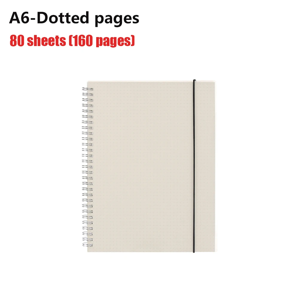 A6-Dotted pages Поставщик канцелярских товаров черный пиратский блокнот альбом для рисования дневник Рисунок Живопись чехол с граффити бумага эскиз книга - Цвет: A6-Dotted pages
