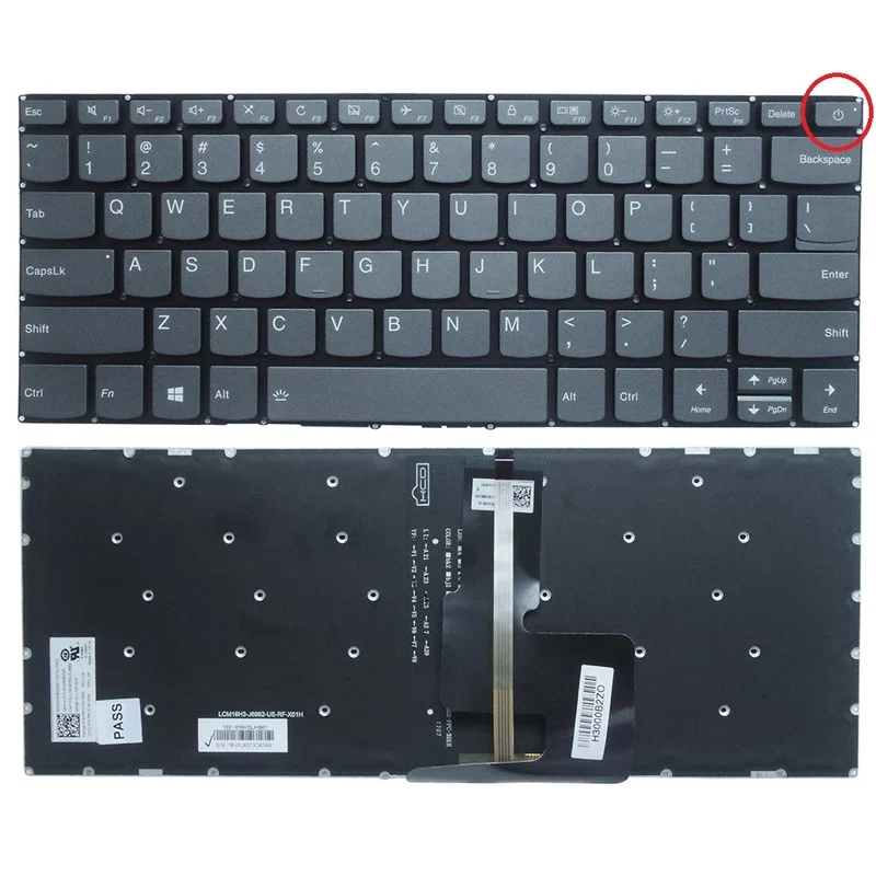 

New US Keyboard Backlit for Lenovo 320-14 320S-14IKB 120S-14IAP 520-14IKB 7000-14 C340-15IIL C340-15IWL YOGA 720-15 720-15IKB