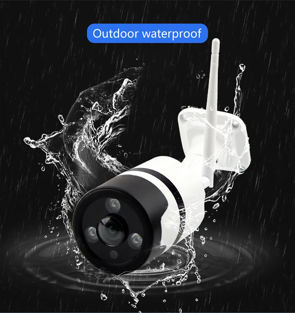 INQMEGA IP камера 1080P 720P Водонепроницаемая камера-пуля WiFi 360 безопасность ИК видение беспроводная ip-камера наружная камера видеонаблюдения с WiFi