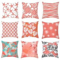 pillowcases for sofa decor polyester coral decorative cushion covers throw pillow covers geometric modern decoration 4545cmpc