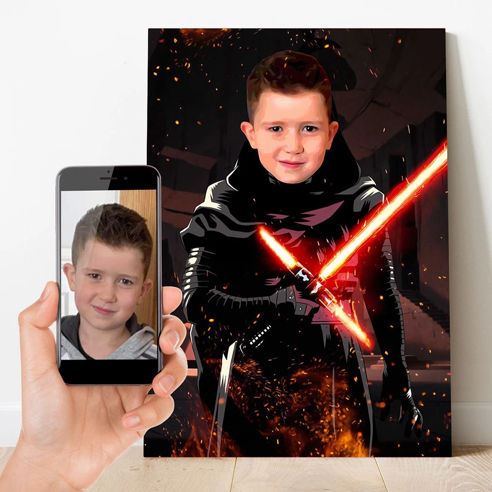 Персонализированный постер Marvel мстители персонализированный портрет человека