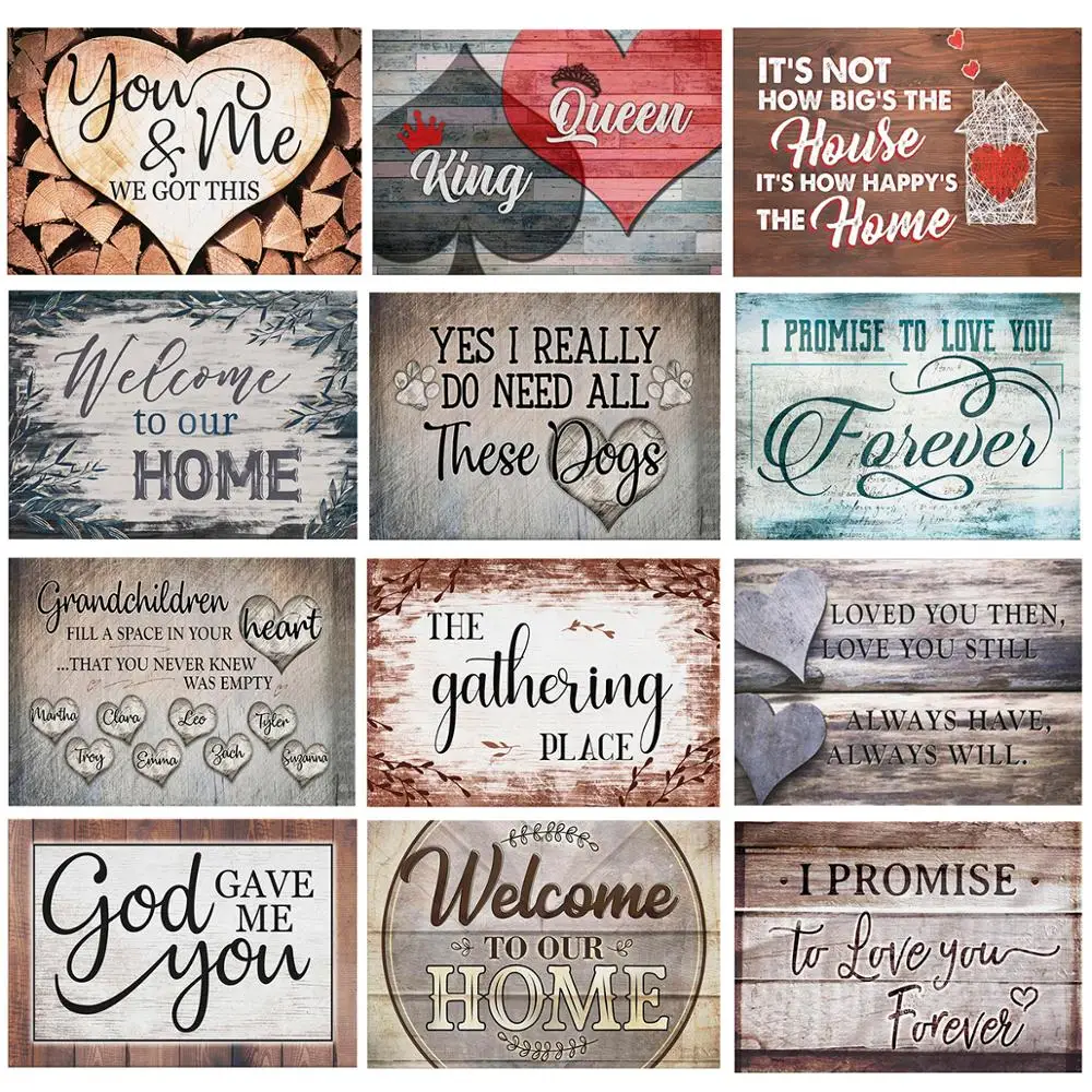 Алмазная вышивка с текстом Love Home You & me 5D DIY картина мозаика полная стразы