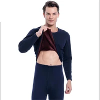 mens and womens thermal underwear suit plus velvet autumn suit and trousers suit