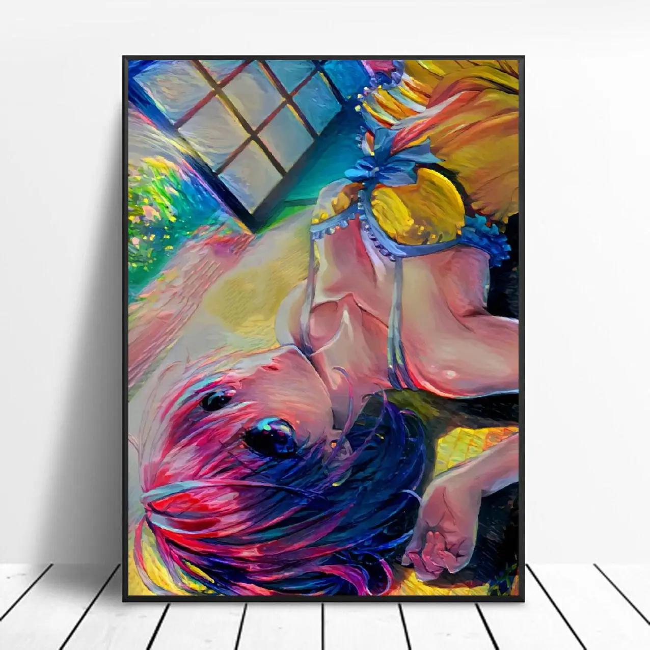 Momo Холст Живопись Художественная печать плакат картина на стену современный