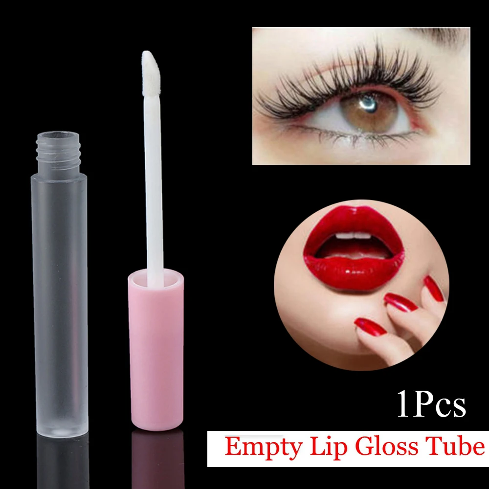 Mini Lip Gloss Split Bottle DIY Plastic Containers Empty Frosted Lipgloss Tube Eyeliner Transprent Refillable Bottles | Красота и