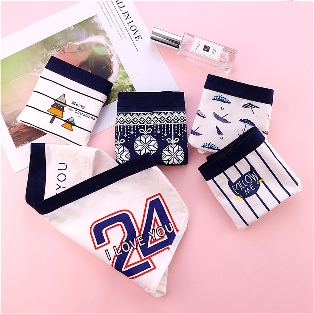 Хлопчатобумажная ткань для девочек с героями мультфильмов милые трусы-шорты