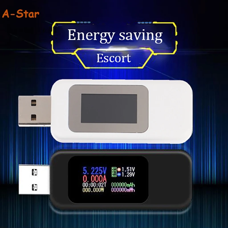 

USB-тестер с цифровым дисплеем 10 в 1, 4-30 в