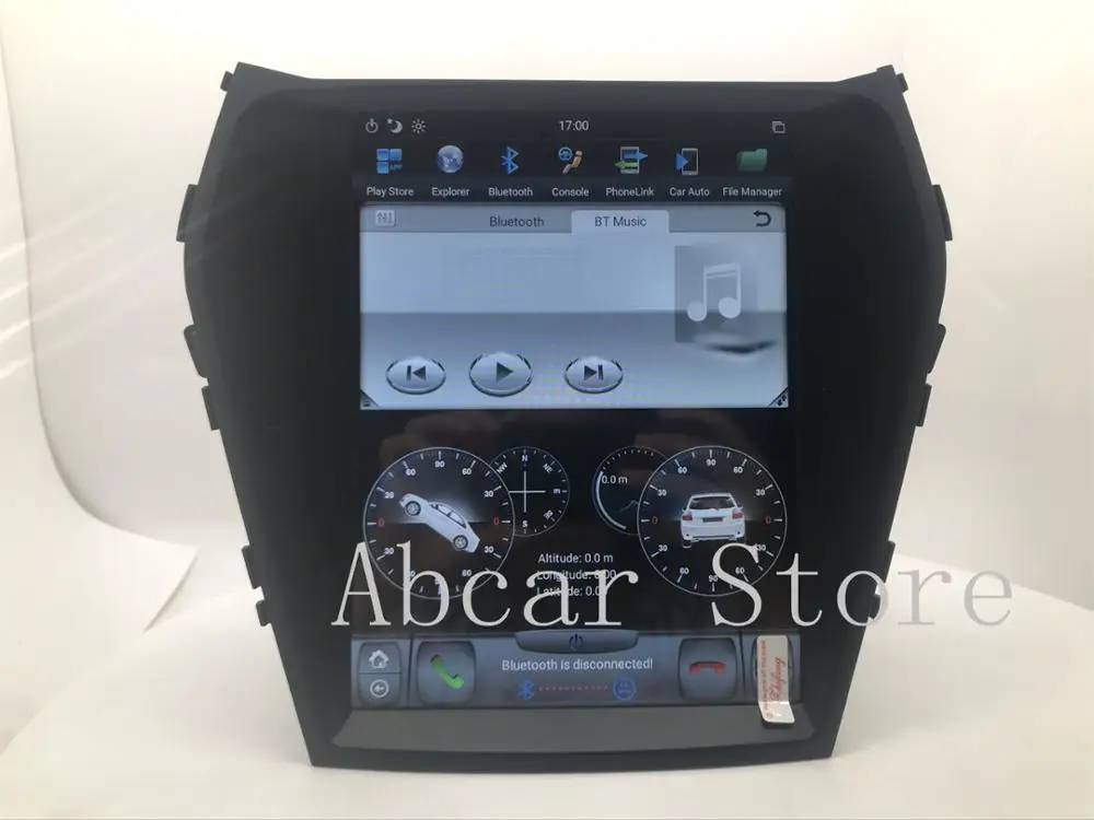 10 4 ''Tesla style Android 9 0 автомобильный dvd плеер GPS навигация для Hyundai IX45 Santa fe 2013 2019