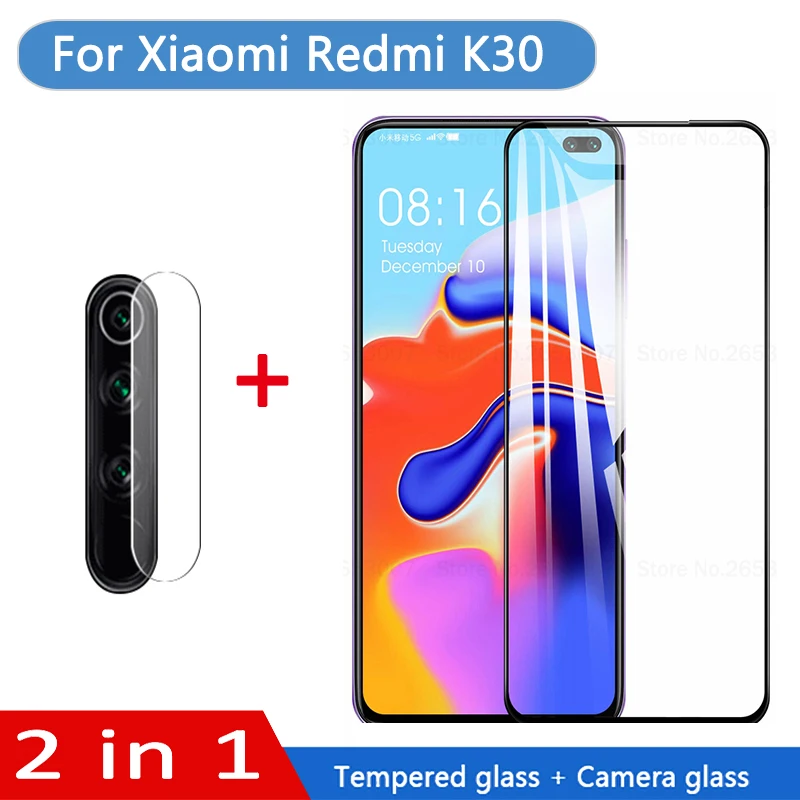 2 в 1 объектив камеры закаленное стекло Protecive для Xiaomi Redmi K30 K20 Pro полное покрытие