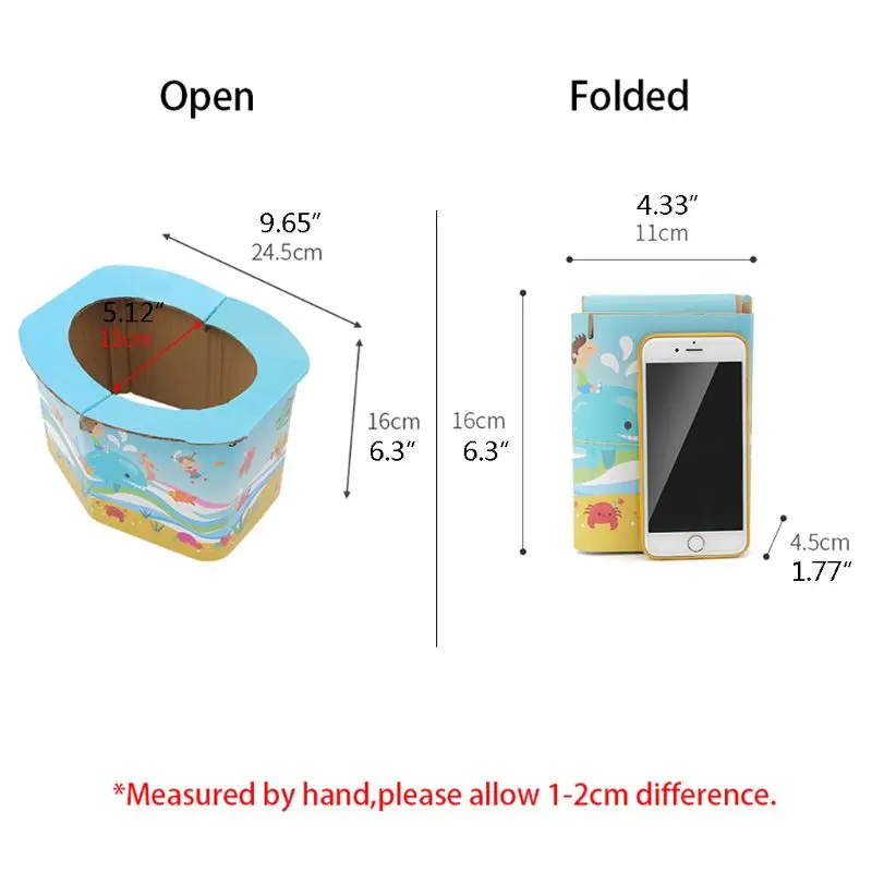 Складной детский портативный складывающийся горшок сиденье для мальчиков и