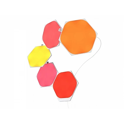 Умная система освещения Nanoleaf Shapes Hexagon Starter Kit (5 панелей)с управляющим блоком