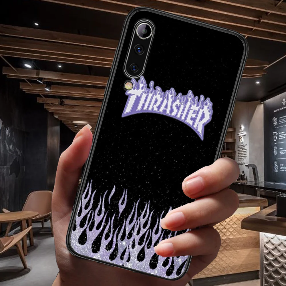 

America Fashion Trend Brand Phone Case For Xiaomi Mi Note 10 A3 9 MAX 3 A2 8 9 Lite Pro Ultra black Shell Soft Coque Fashion