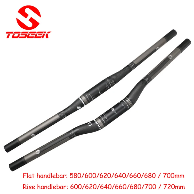 Сверхлегкий полностью углеродный руль для велосипеда горный велосипед MTB подъем