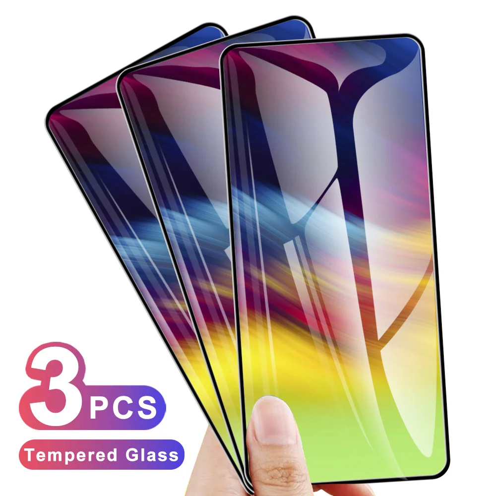 3 шт полное покрытие Защитное стекло для iPhone X XS MAX XR 11 Pro Max Защита экрана 7 8 6 6s Plus