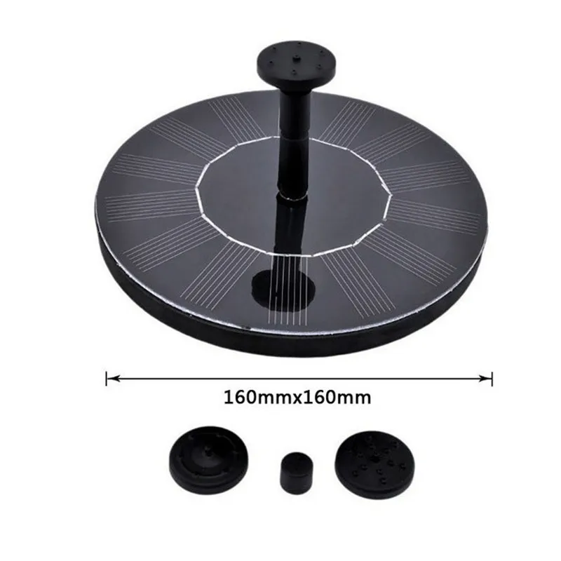 200L/h Mini Solar Power Water Fountain Garden Pool Pond Decor Outdoor Bird Bath Panel Floating Pump |