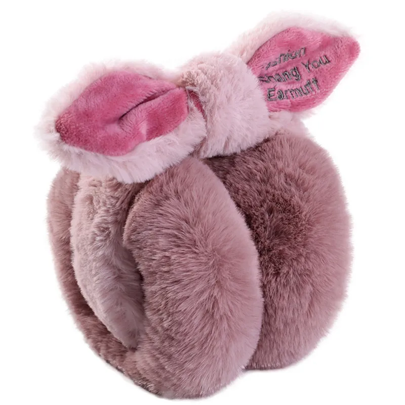 

New Fashion Cute Ears Plush Earmuffs Comfortable Warm Earmuff Female Winter Outdoor Protect Ears Winter Accessories AD0604