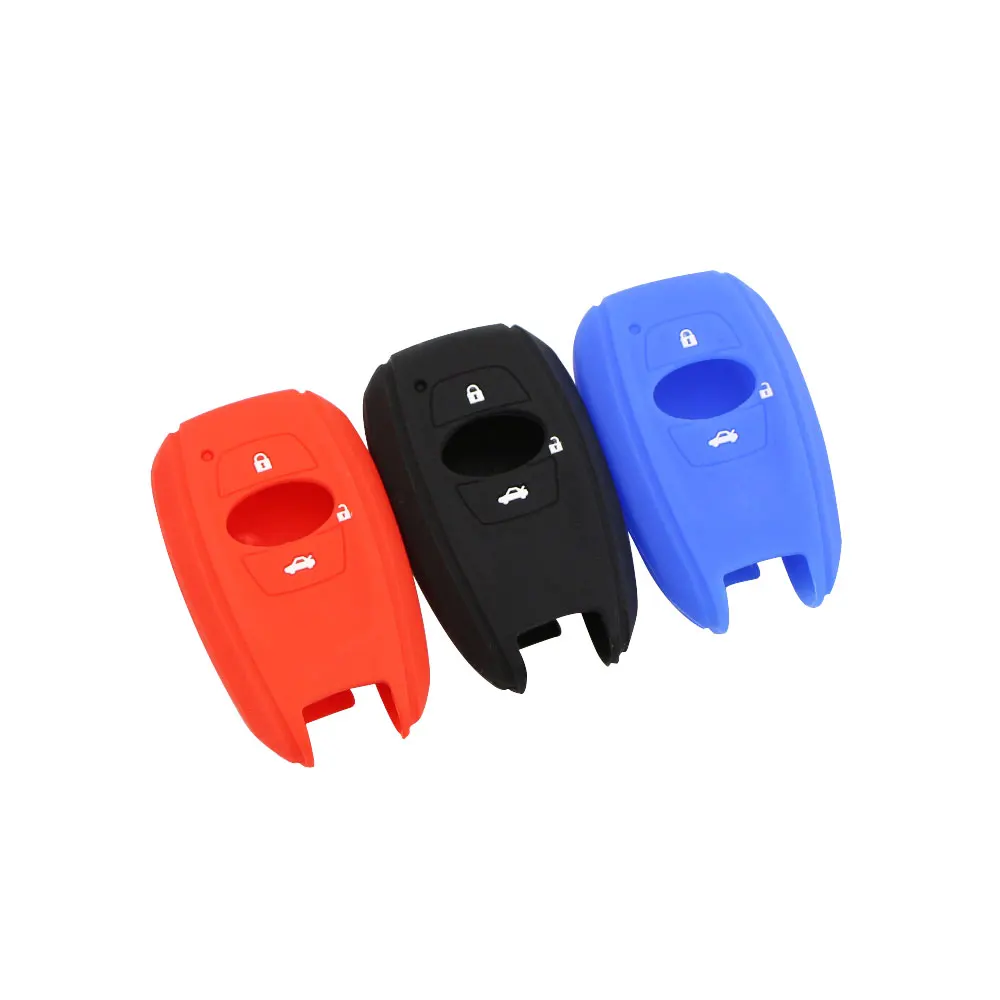 Силиконовый автомобильный смарт чехол для ключей Fob защитный Subaru Legacy Impreza Forester Xv