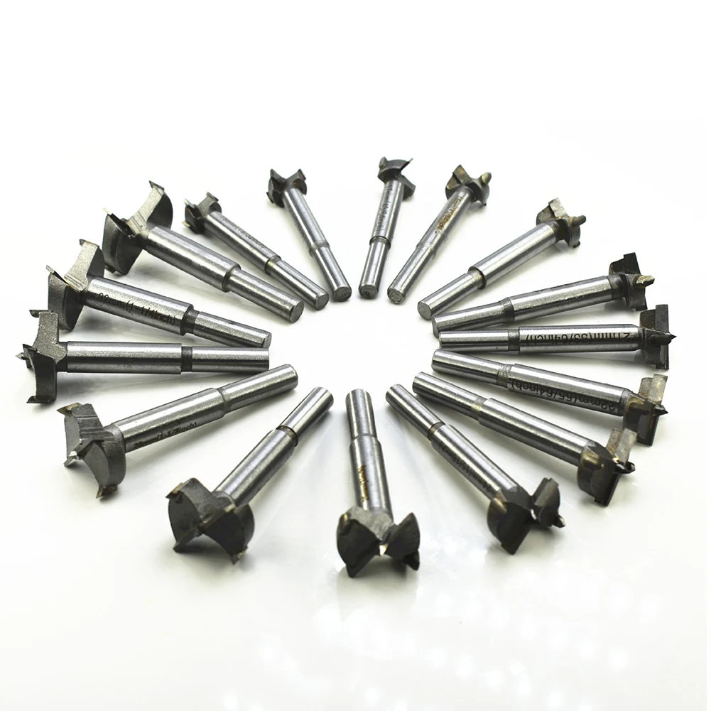 

16pcs Crafts Handheld Tool Manual Drill Bit Set Straight Shank Replacement DIY Hole Saw Woodworking Cutter Carbide Alloy Repair