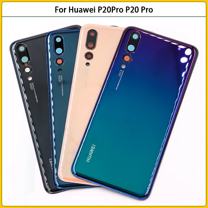 Новый задний корпус P20 Pro для Huawei P20Pro крышка аккумулятора задняя стеклянная