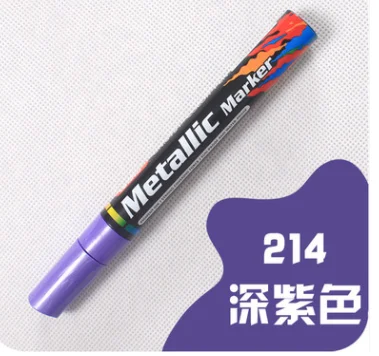 Dark Purple 1 шт. на масляной основе Краски металлические маркеры Шарпи 3,0 мм цвета: золотистый, серебристый Керамика стекло ROCK фарфоровая кружка дерево Ткань Холст Краски Инж - Цвет: Dark Purple