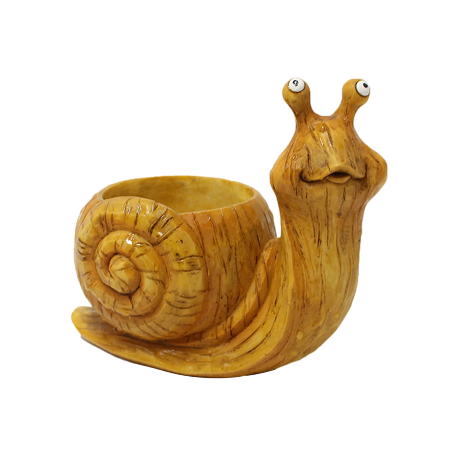 

Cartoon Cute Snails Animal Shaped Mini Flower Pot For Succulents Planter Flowerpot Resin Home Garden Decor Office Ornament