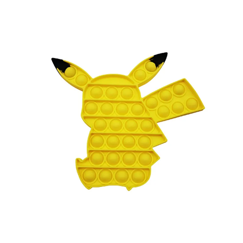 Pokemon Pikachu Pokemon PoppIt Anti estr&eacute;s empuje de aliviar Fidget para autismo juguetes sensoriales, juguete educativo-3