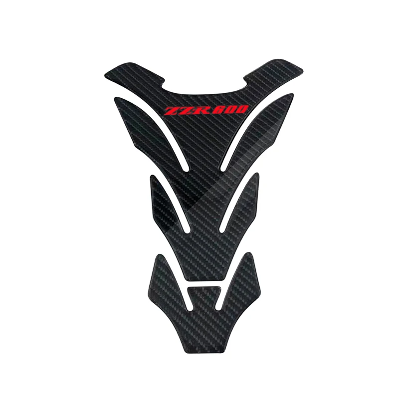3D Carbon Fiber Motorcycle Fuel Tank Pad Cover Protector Decal Stickers For Kawasaki ZZR600 ZZR 600 |