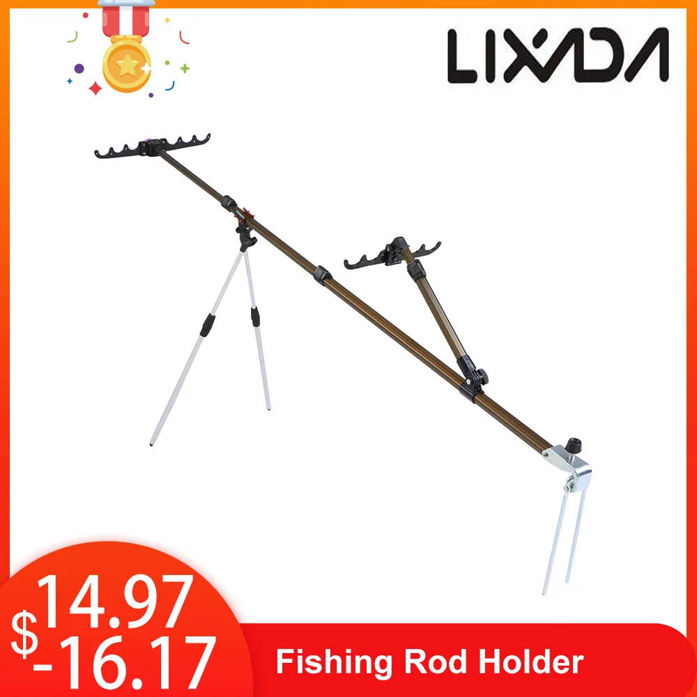 Держатель для удочки подставка спиннинга регулируемая Выдвижная аксессуары