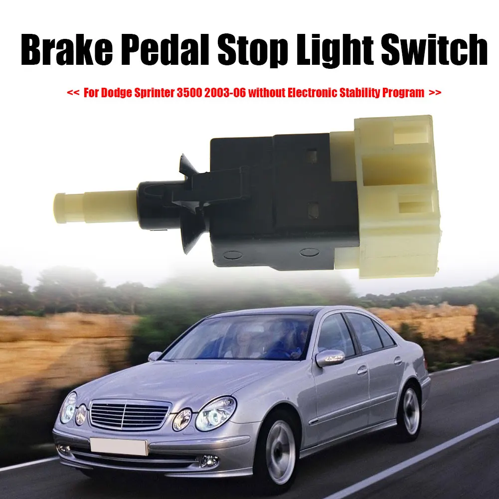 

Warning Scooter Electric Vehicle Emergency Brake Pedal Mounted Stop Light Switch 0015456409 for Mercedes Benz C230 ML500