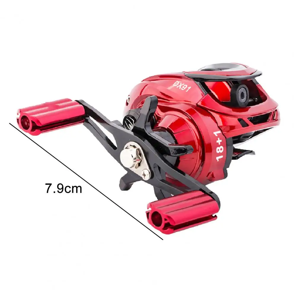 

Metal Drop Wheel Double Brake Fishing Line Reel Spare Spool with Deep Line Cup 18+1 shaft high-smooth sealed bearings