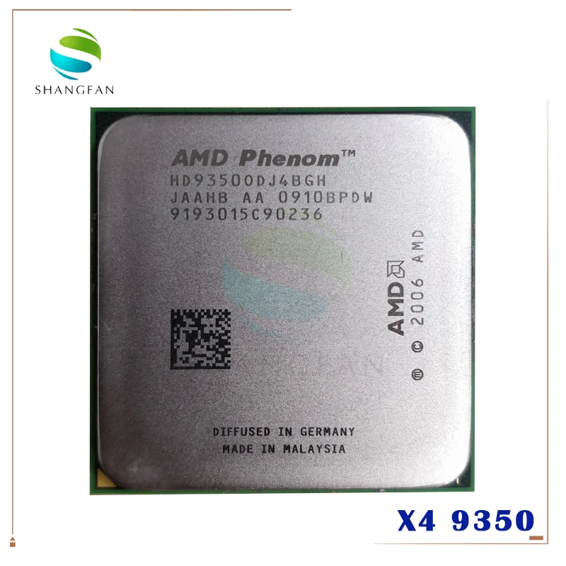 AMD Phenom X4 9350 9350e четырехъядерный процессор для настольного ПК 2 ГГц HD9350ODJ4BGHSocket AM2